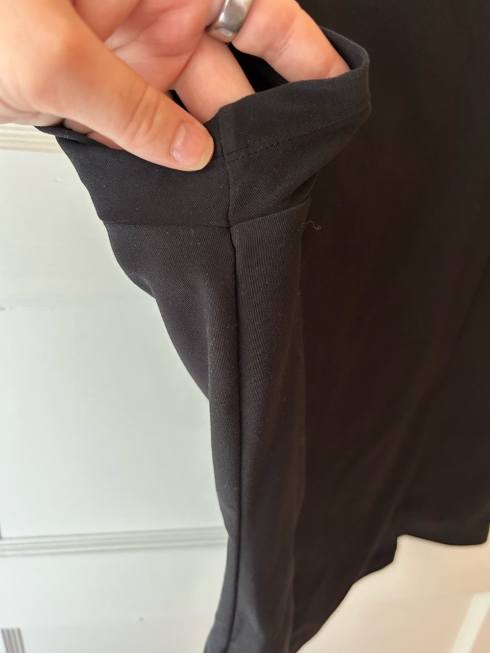 Nike Black V-Neck Short Sleeve Performance Tee - Picture 7 of 8
